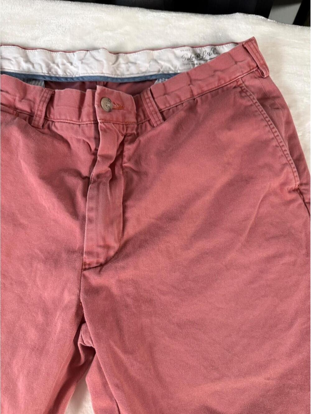Polo Ralph Lauren Classic Fit‎ Pink Chino Pants Men’s 35x30 Cotton